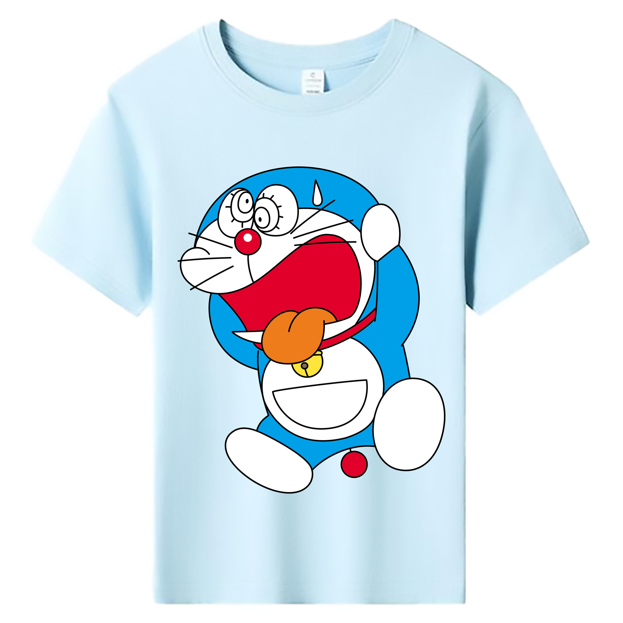 （画像用） ドラえもん Doraemon 綿100％キッズTシャツ（フロントプリント）